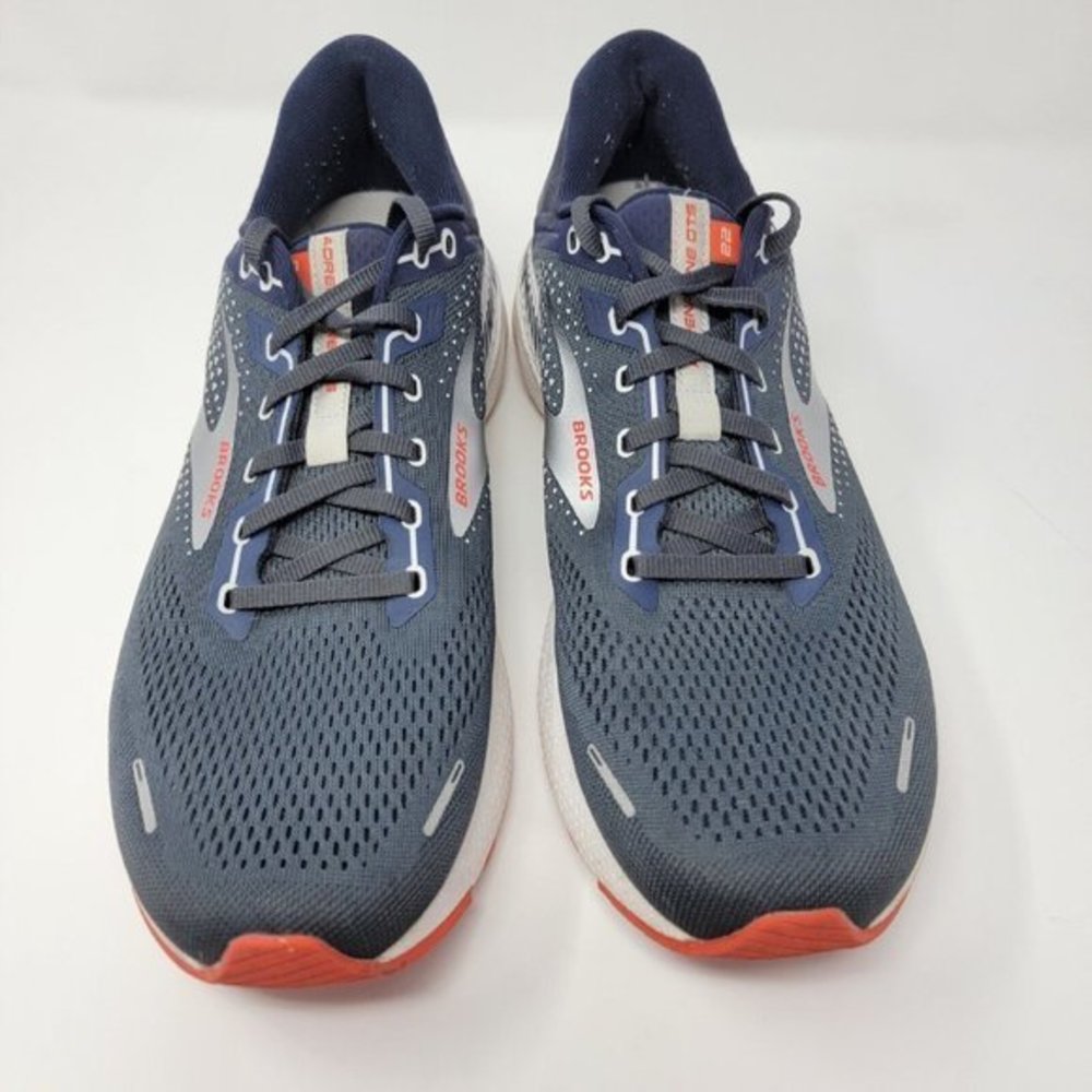 Brooks Adrenaline GTS 22 Men's Size 12 Road Running Shoes Blue Peacoat/India Ink - Picture 2 of 7
